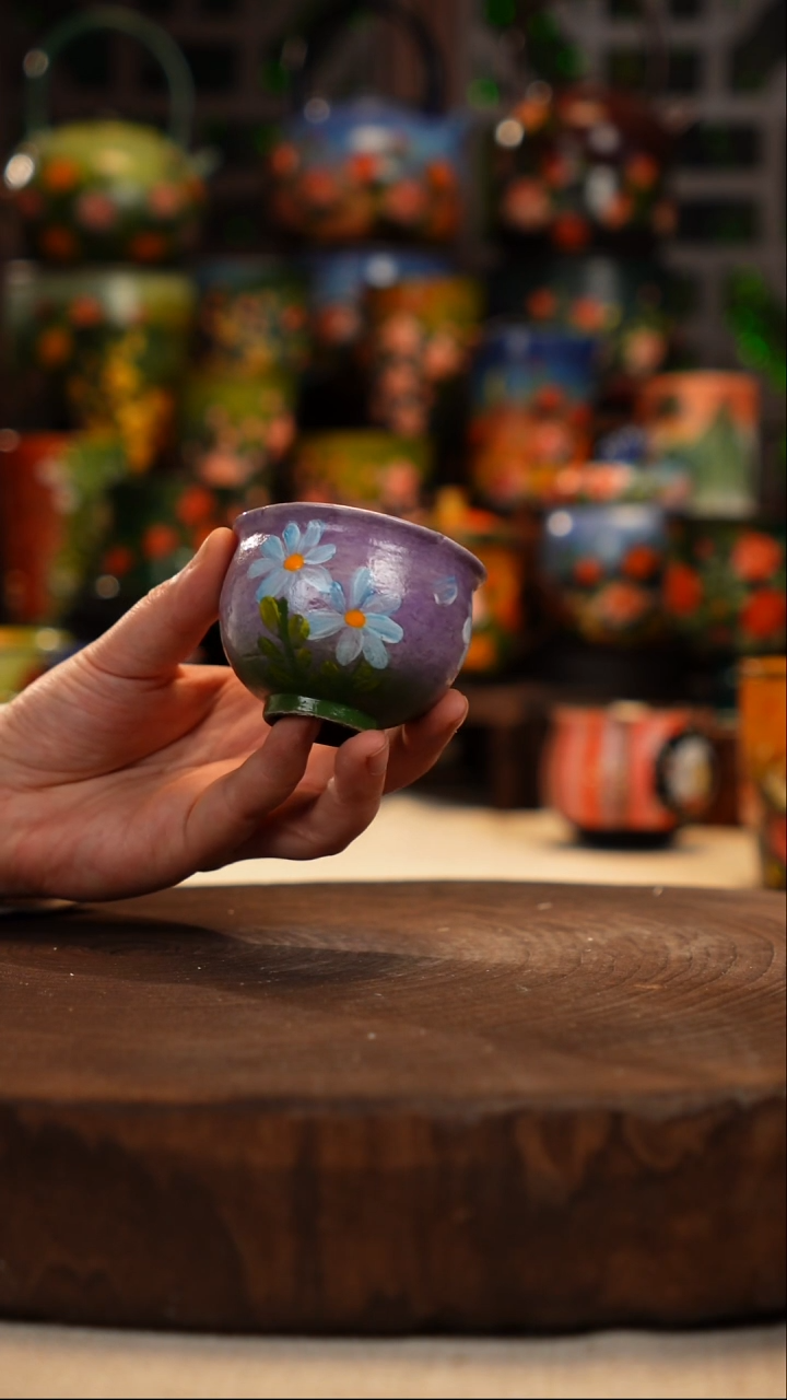 油画   釉下彩   杯子