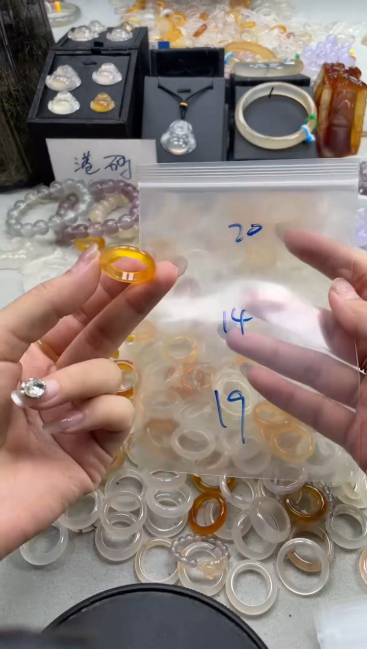 未镶嵌戒指玛瑙/玉髓20