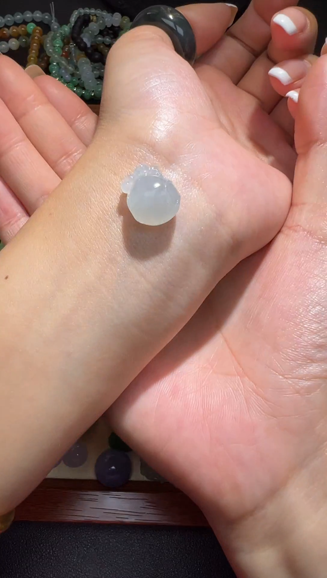 未镶嵌定制翡翠冰钱袋