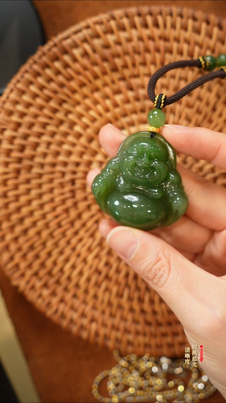 【闪购商品】和田玉吊坠18K金镶嵌0220-008