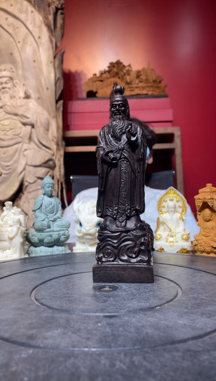 风车木（黑檀木）无事牌(直播推荐)     