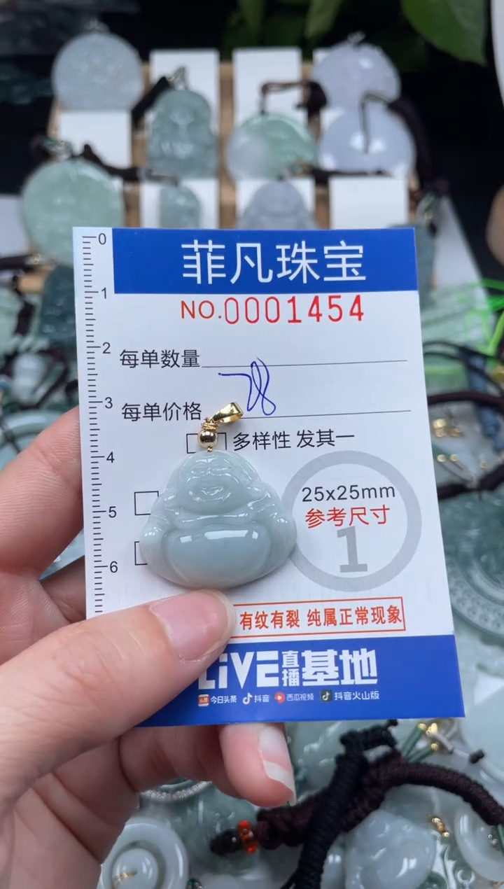 【闪购商品】翡翠未镶嵌颈饰00..1454