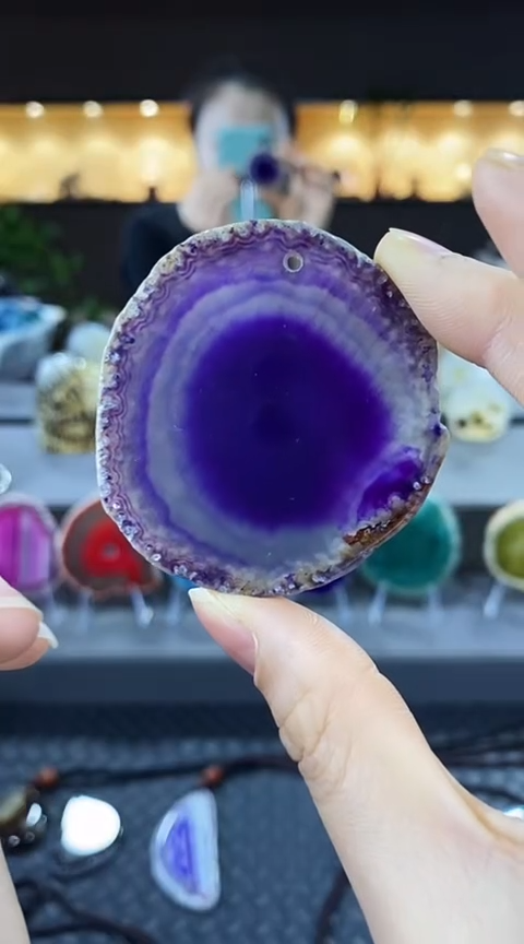 未镶嵌颈饰玛瑙/玉髓简*玛瑙