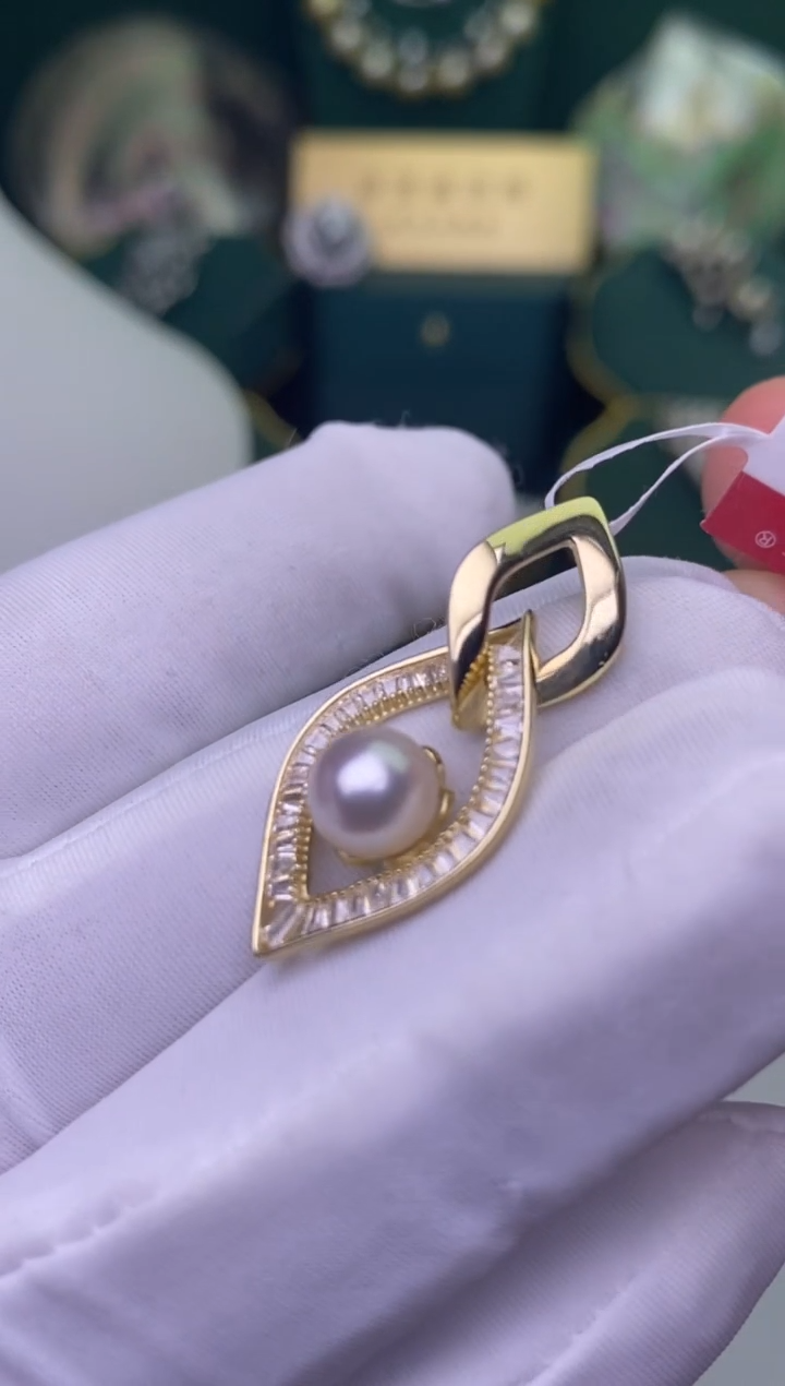 【闪购商品】海水珍珠颈饰银S925镶嵌1