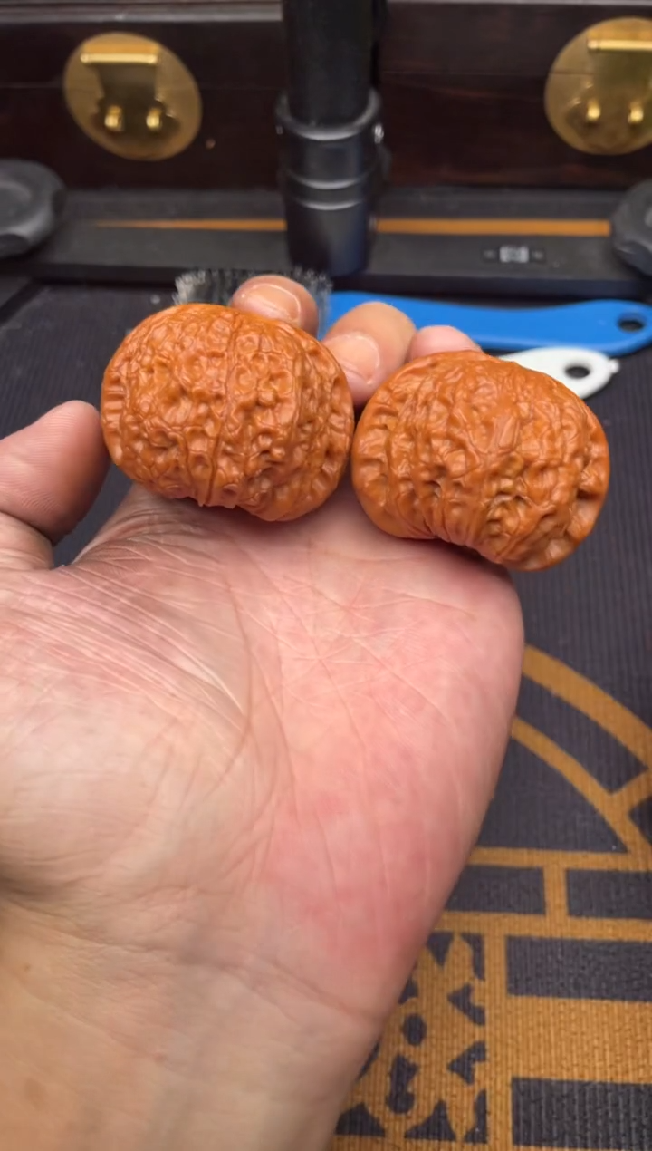 文玩核桃吊坠血麒麟44