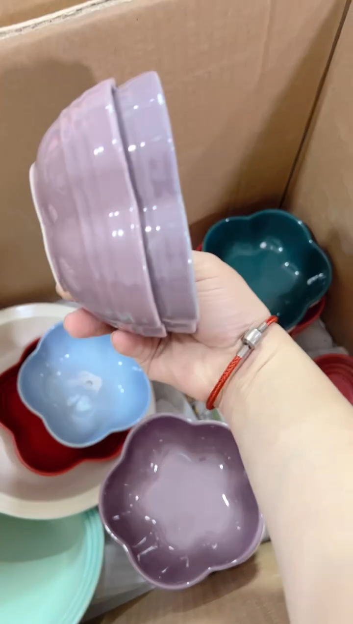 【闪购商品】碟瑕疵----小花碗---无花果2个