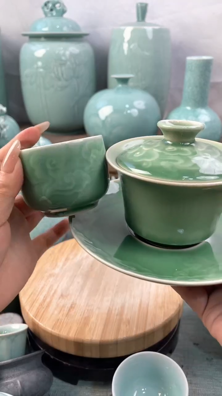 【闪购商品】特价 微瑕 慧仙青瓷