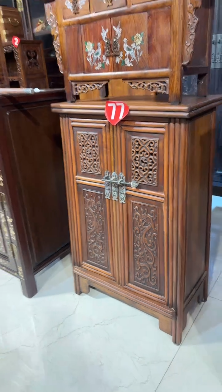 【闪购商品】木木艺缅花透雕面条柜1580.888