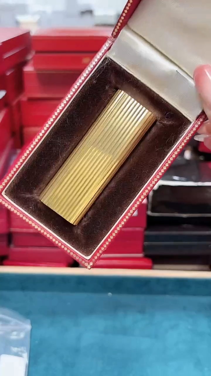 纯铜28 卡家金竖条 原盒