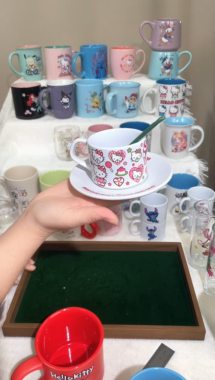 【闪购商品】陶瓷无盖款卡通陶瓷马克杯