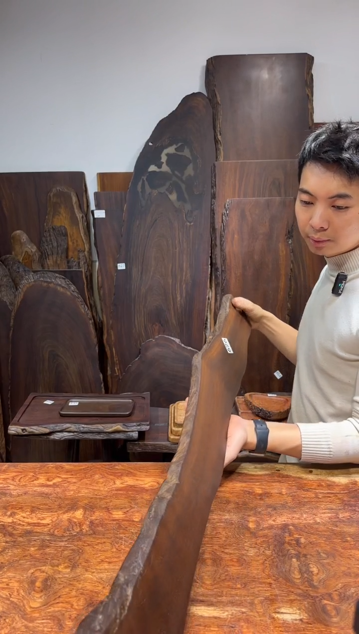 风车木（黑檀木）尺寸103*12*2.3编号626