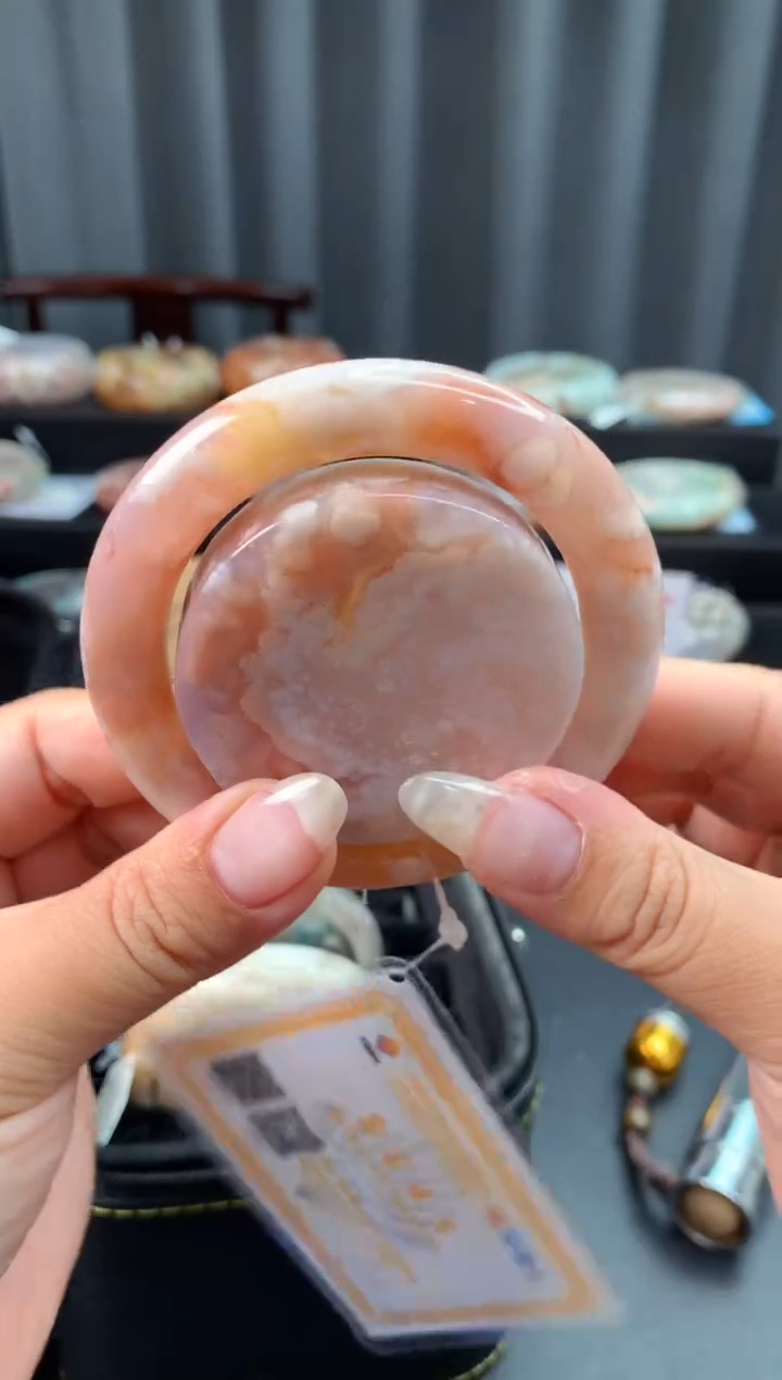 未镶嵌手镯石英质玉（53圈口）赠送镯心 