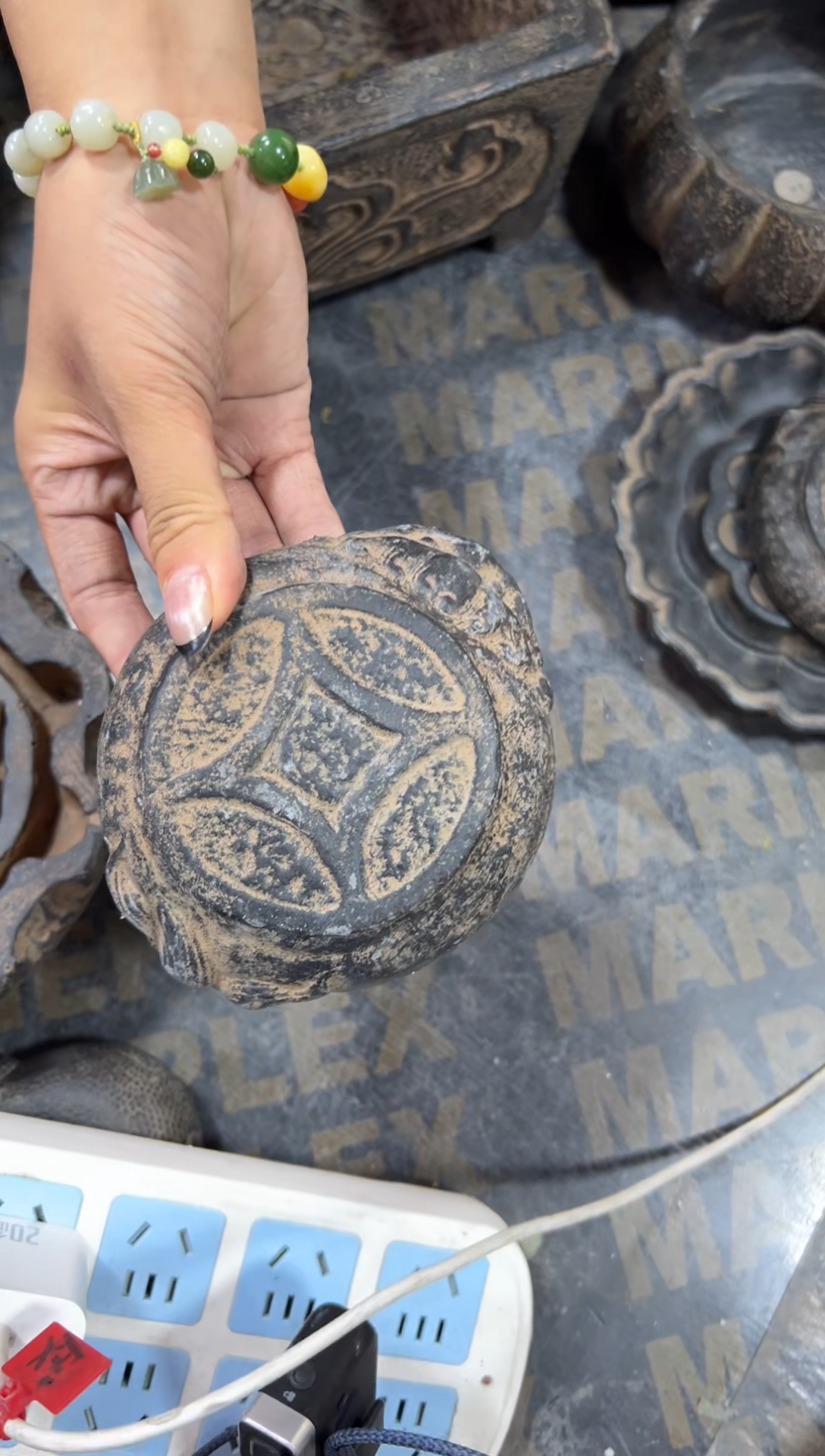 陶土【火山泥】金蟾小底座
