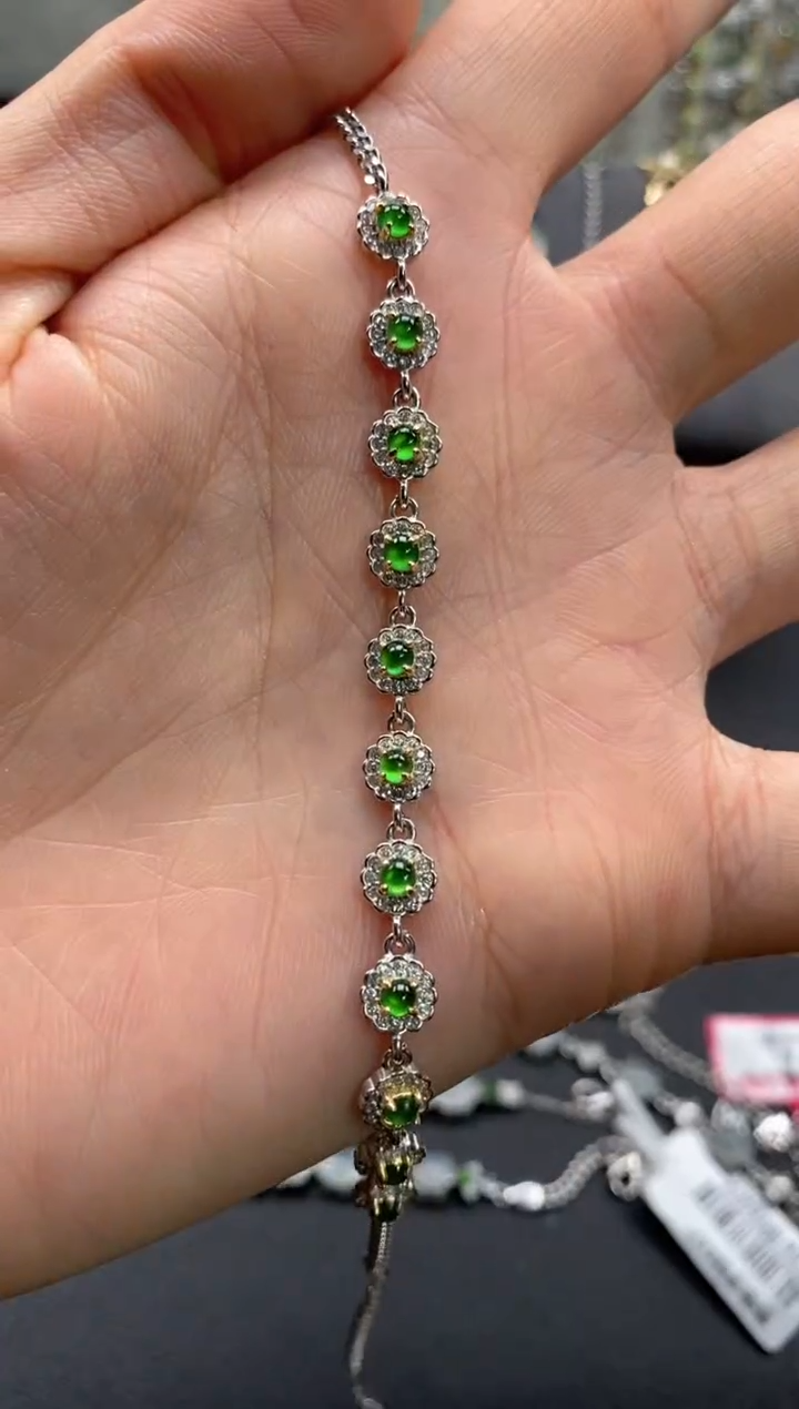 【闪购商品】翡翠戒指银S925镶嵌11111--1