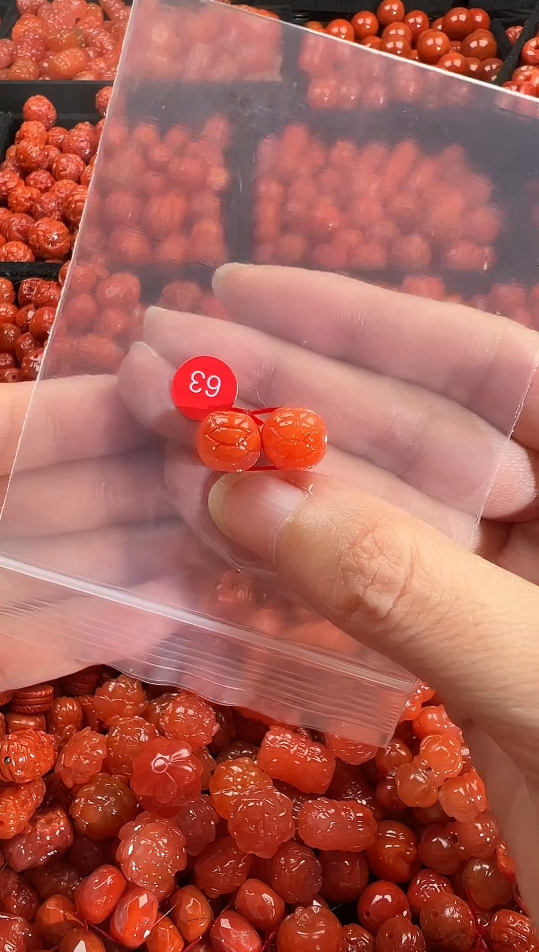 颈饰未镶嵌南红玛瑙1