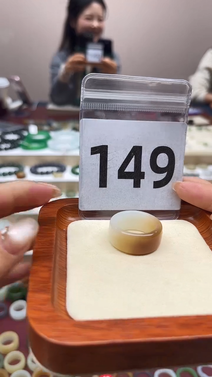 【闪购商品】和田玉戒指未镶嵌港码21号，内径19.3mm