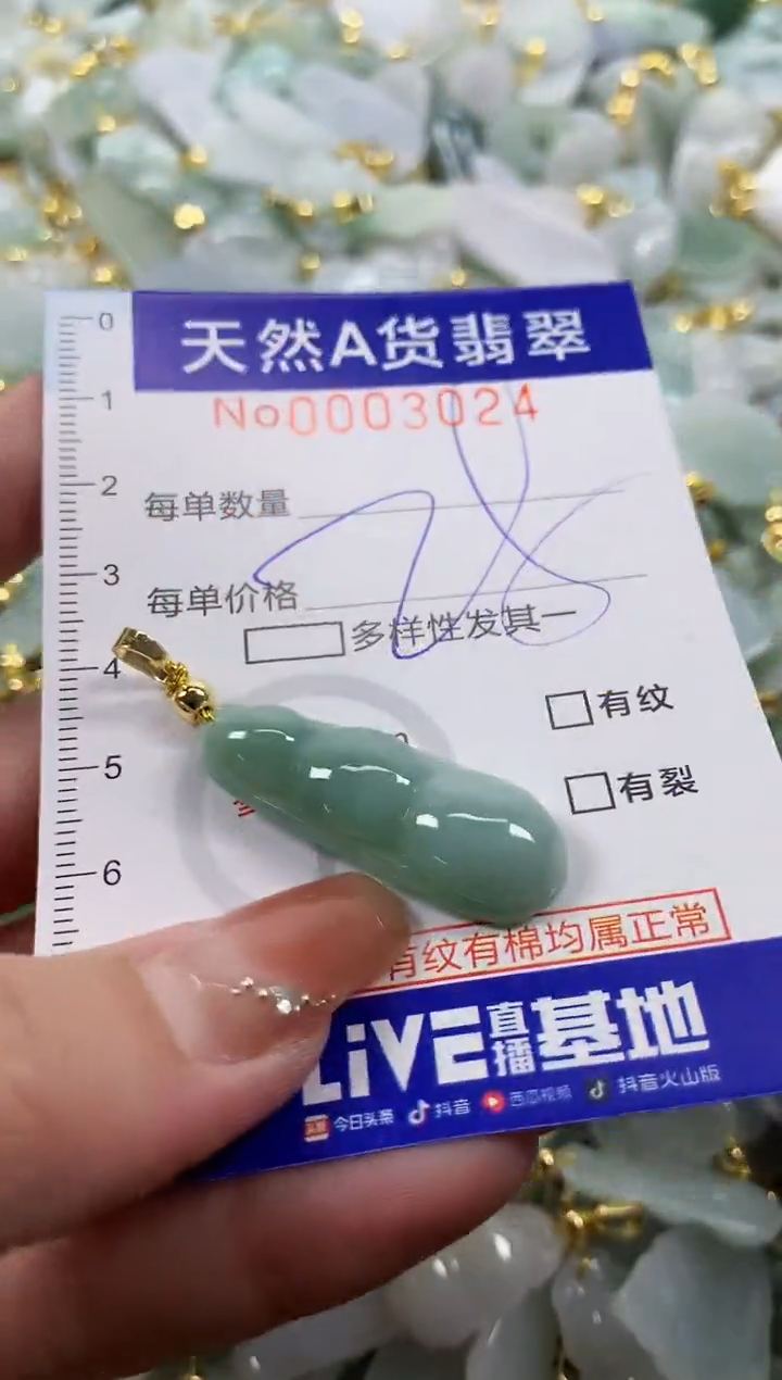 颈饰未镶嵌翡翠天然A货翡翠
