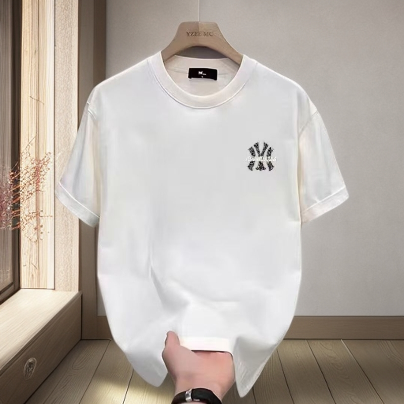 新款印花男士短袖t恤潮流街头个性半袖夏季圆领正肩体恤日常