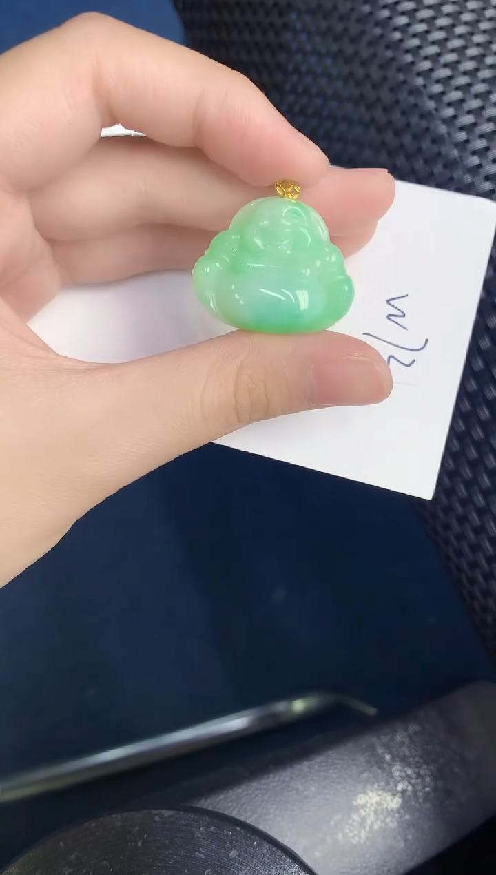 【闪购商品】翡翠颈饰18K金镶嵌000000000