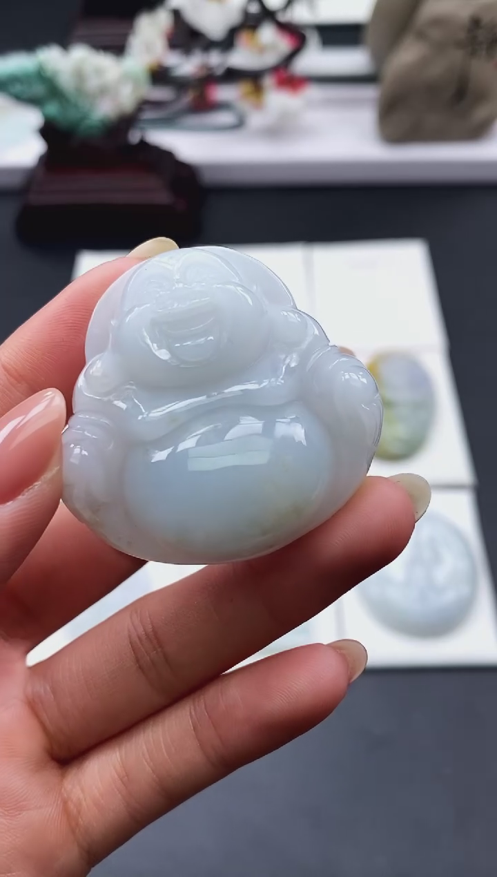 【闪购商品】翡翠颈饰未镶嵌天然缅甸A货翡翠