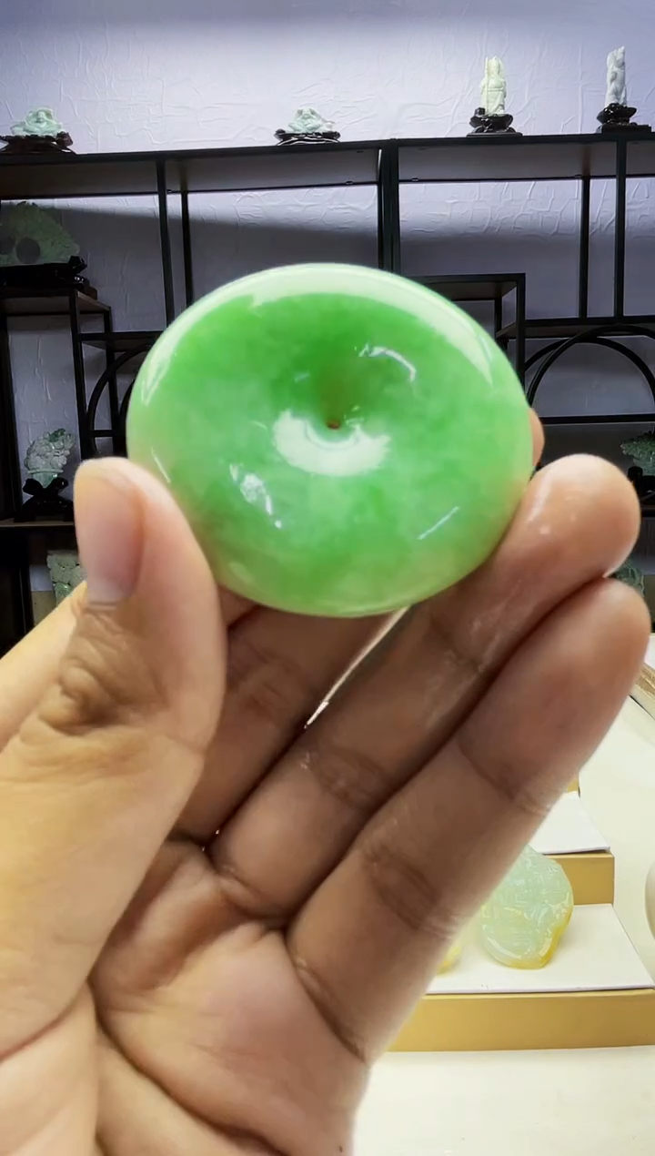 【闪购商品】定制翡翠未镶嵌毛货02200086多样性发其一