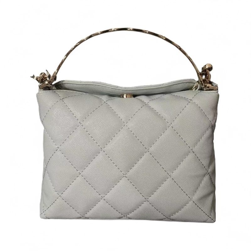 LQ-WITH-QUEEN真皮女包饭盒蓝色0627