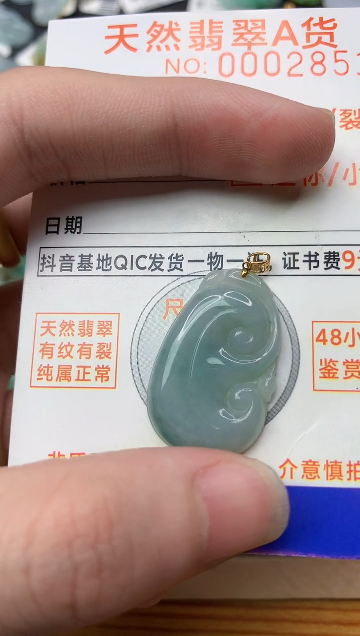 【闪购商品】翡翠颈饰18K金镶嵌2..........