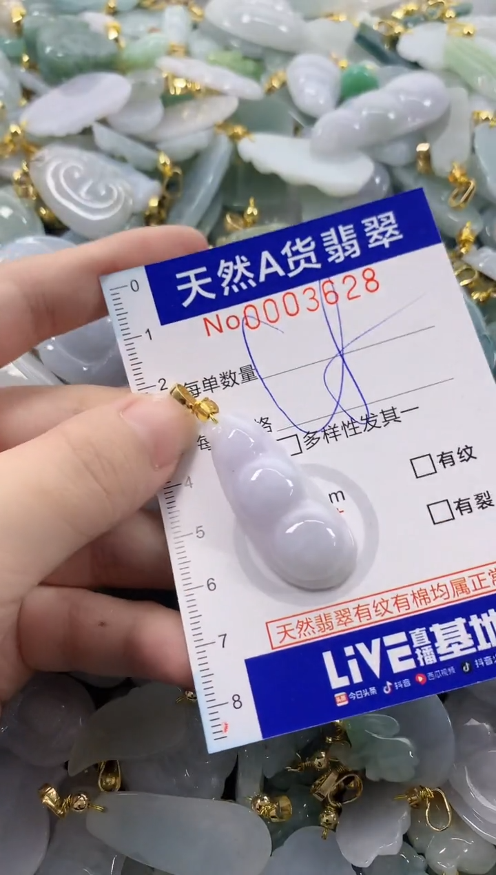 颈饰未镶嵌翡翠天然A货翡翠