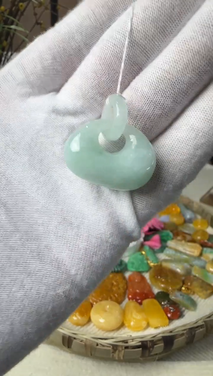 颈饰未镶嵌翡翠翡翠吊坠