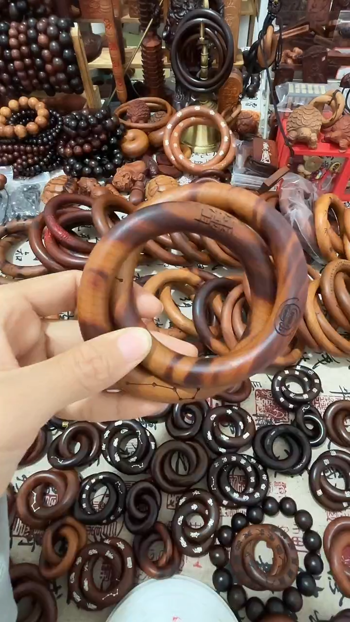 枣木乾坤圈桃木70圈口一物一拍