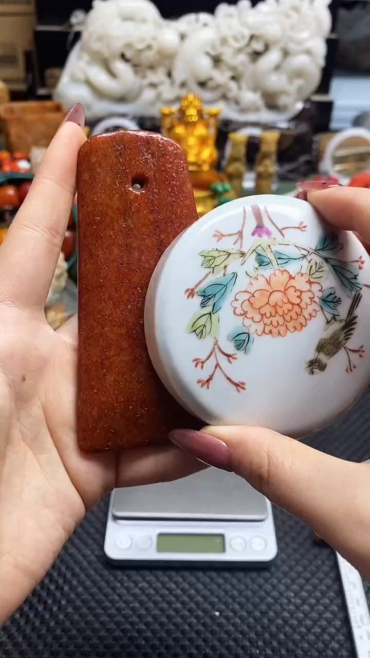 【闪购商品】瓷片瓷片瓷器 摆件1个