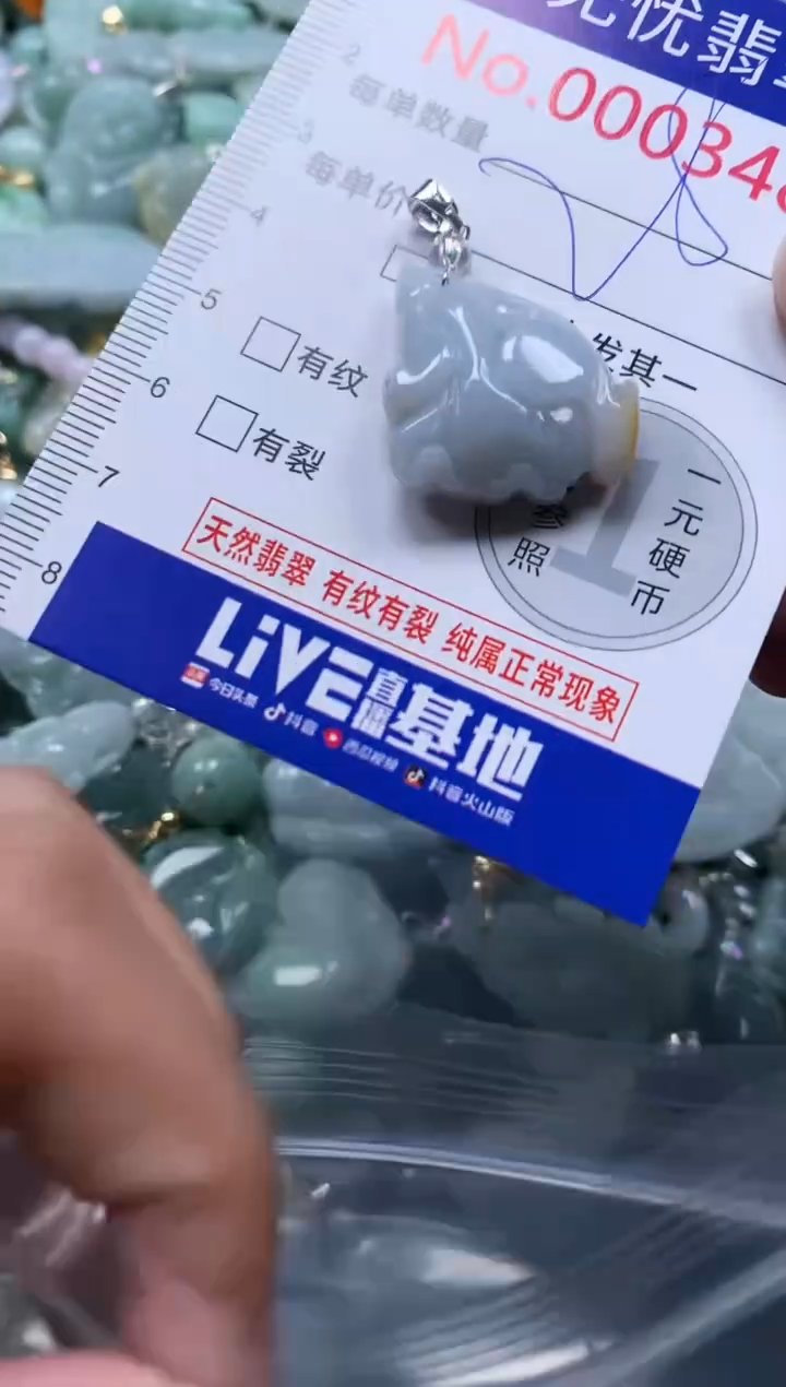 颈饰未镶嵌翡翠3489