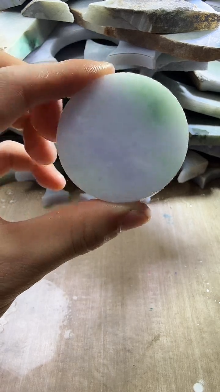 裸石翡翠天然翡翠A货花107