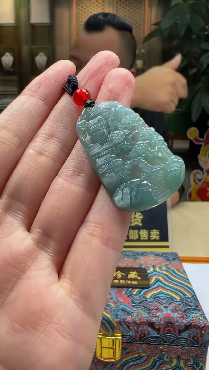 翡翠未镶嵌颈饰YY2025-5-27-45