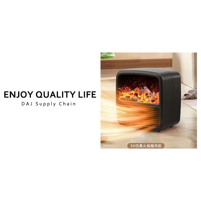 n6桌面仿真火焰暖风机 电暖手器