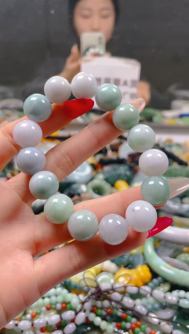 【闪购商品】翡翠颈饰未镶嵌13MM/E/翡翠A货一图一物