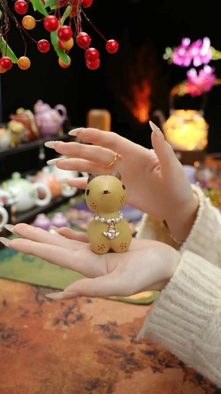 【闪购商品】一鹿有你紫砂茶宠摆件