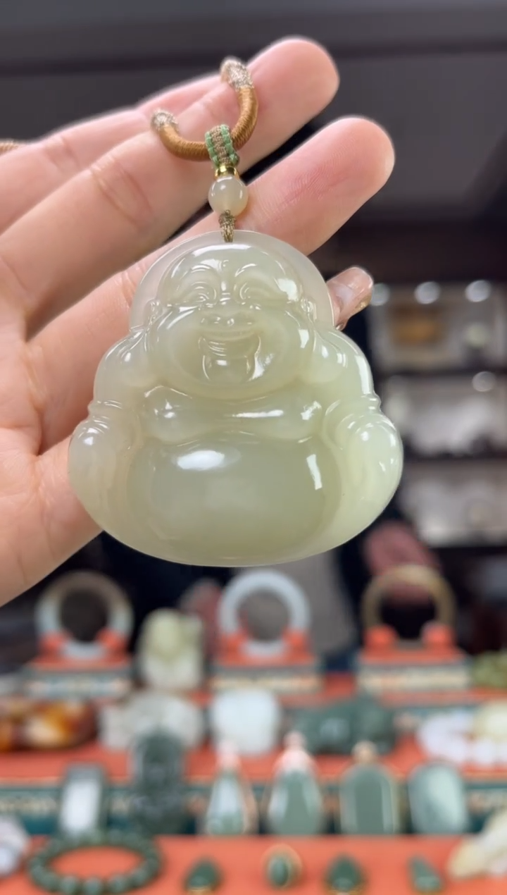 【闪购商品】和田玉颈饰未镶嵌佩佩50mm左右