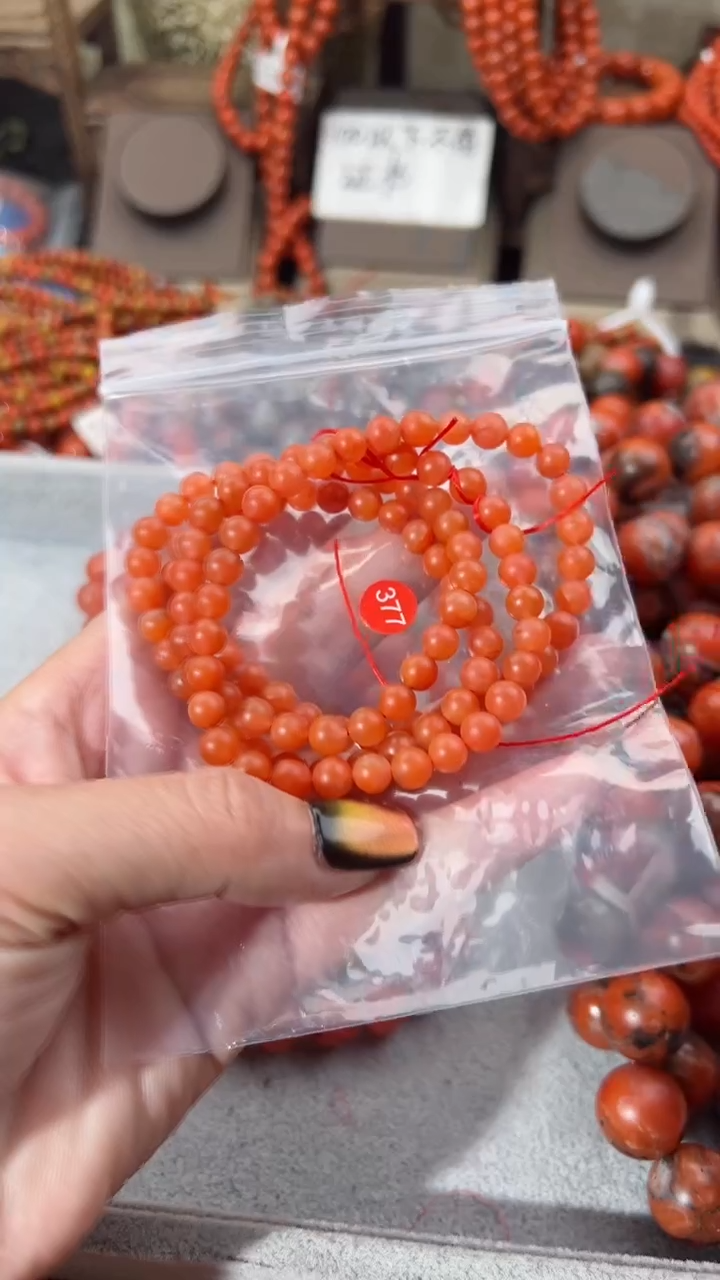 【闪购商品】南红玛瑙手串未镶嵌6+
