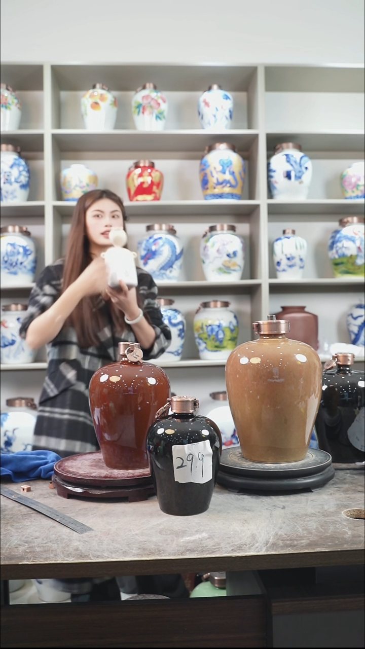 泥塑10斤蜂蜜釉   单色