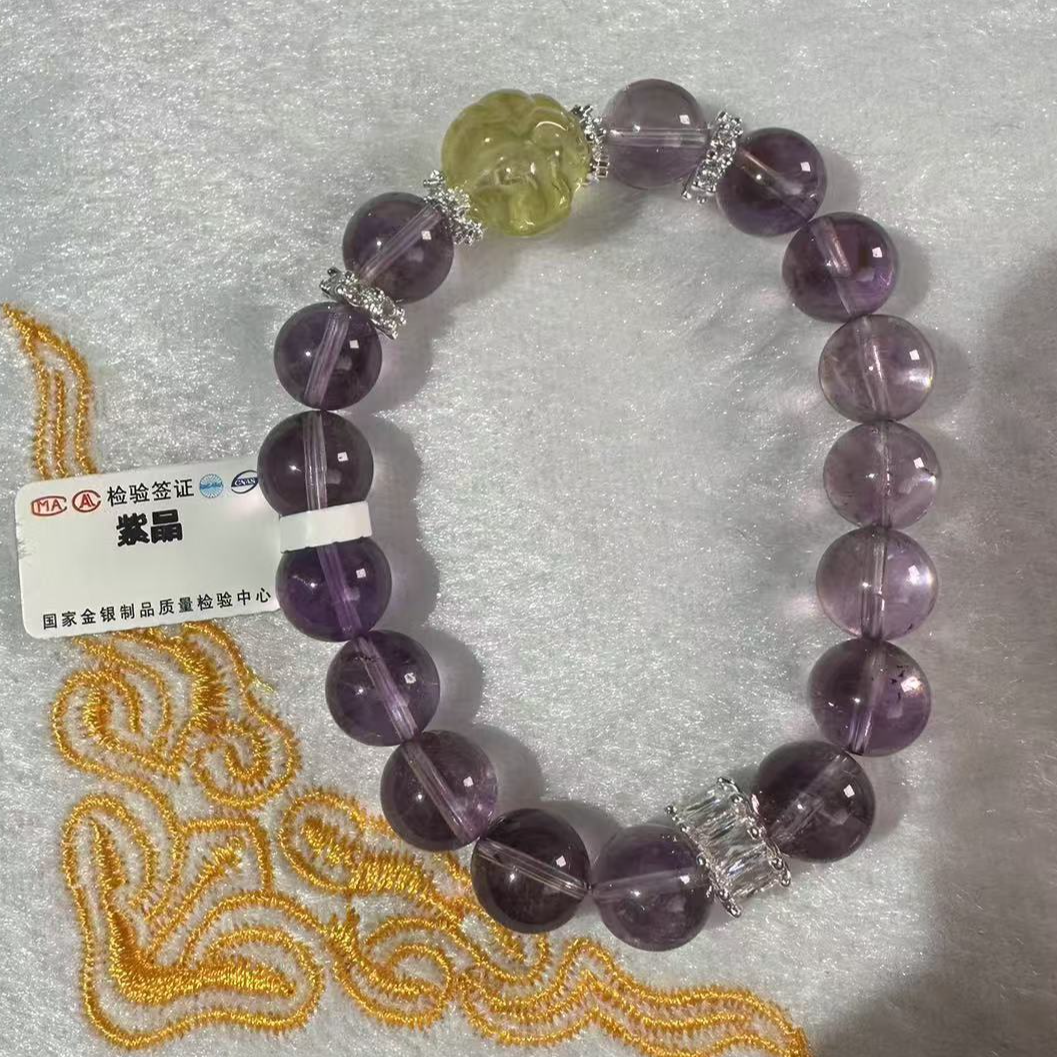 原创水晶diy手链