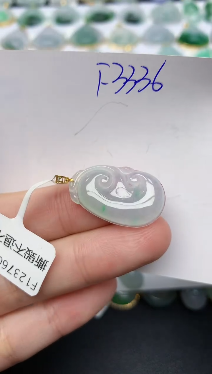 颈饰未镶嵌翡翠天然缅甸A货翡翠百元以上9元证书费自理 