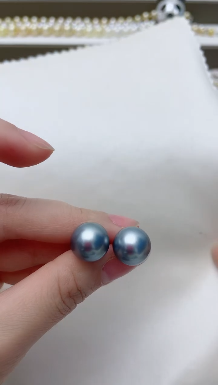 【闪购商品】海水珍珠耳饰18K金镶嵌A31