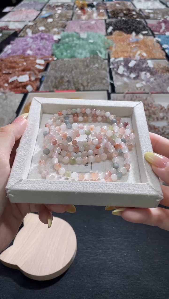 水晶手链未镶嵌108号 多样性发一5+