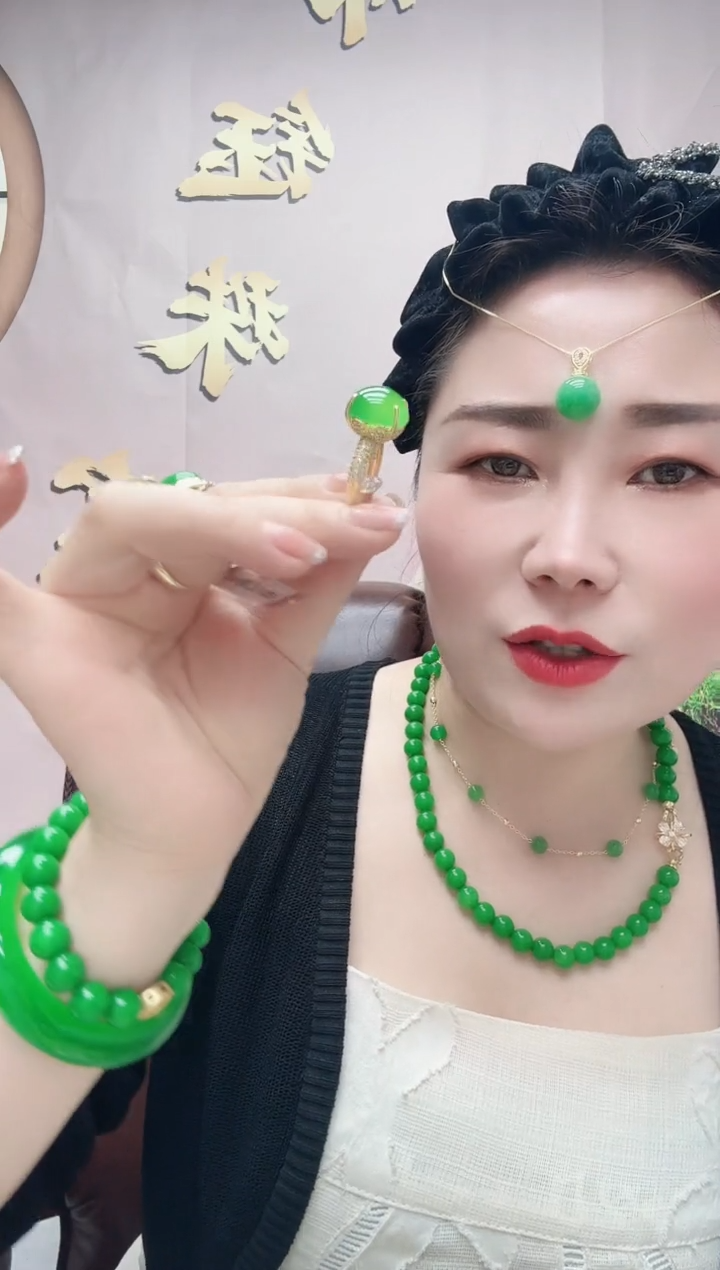 橄榄石戒指14K金镶嵌橄榄戒指