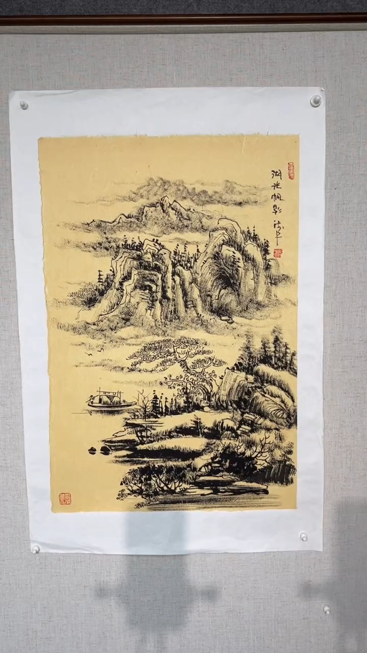 国画黄德中老师开三