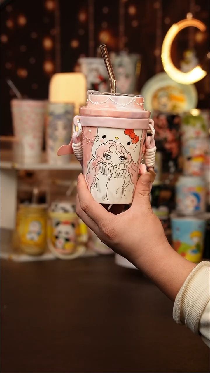 （玉泥）景德镇手工手绘文创陶瓷杯