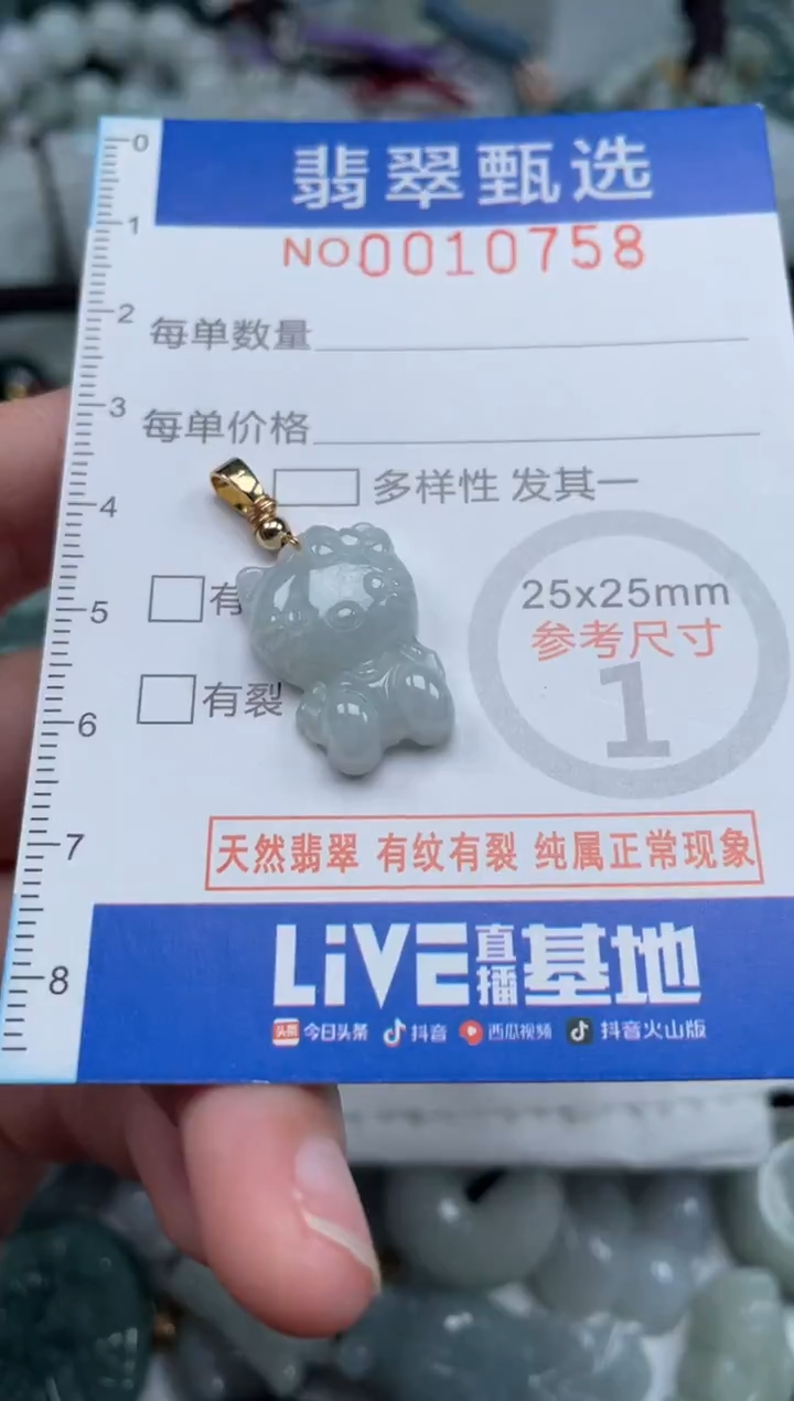 颈饰未镶嵌翡翠10758