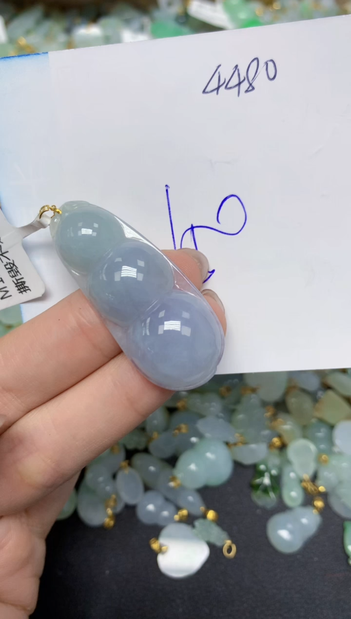 【闪购商品】翡翠颈饰18K金镶嵌 天然翡翠A货