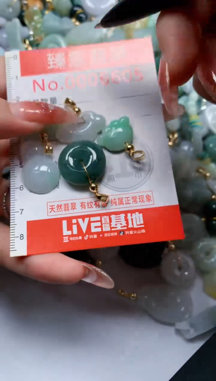 翡翠未镶嵌吊坠(不含链)6605